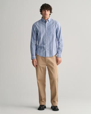 GANT - Stripet archive oxford-skjorte i regular fit - Herre - S