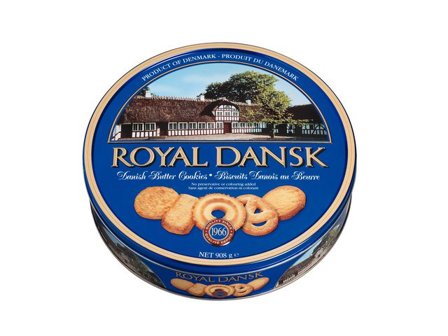 ROYAL DANISH Kakor Butter Cookies 908g - Lyreco - Kök och servering - Ätbart - Kakor och bröd