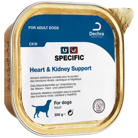 Specific - Dogs CHeart & Kidney Support 300 g x 6 - Hund - Hundefôr & hundemat - Veterinærfôr for hund - ZOO.no