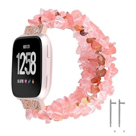 För Fitbit Versa Rough Stone Armband Watch Band
