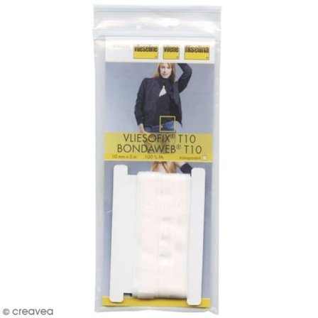 Vlieseline Vliesofix - T10 - Transparent - 5 meter - Förstärkning tyg - Köp per meter