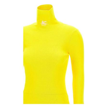 Etro, Turtleneck Geel, Dames, Maat:S