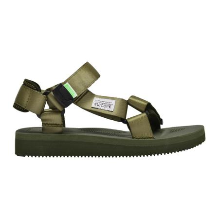 Suicoke, Depa-Cab Sandals Zielony, Kobieta, Rozmiar: 36 EU