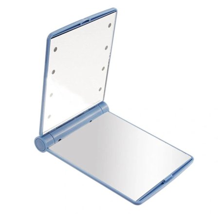 Sminkspegel Resespegel BLÅ blå