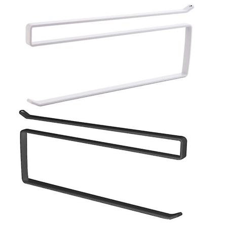 2 stk. Spentelsstangs Papirhåndkleholder Skap Papirholder Metallbraketter Kjøkkenrullholder Papirhåndkle Assorted Color 26.5x11cm