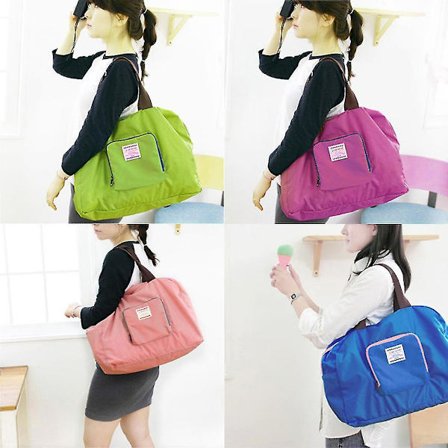 Taitettava Vedenkestävä Eko-ostos- ja Matkasolmukepussi