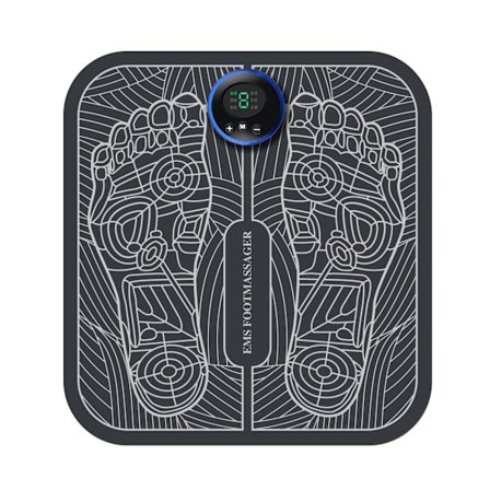 Elektronisk fotmassasjeapparat for smerte og sirkulasjon, EMS fotmassasjeapparat, sammenleggbar bærbar elektrisk fotmassasjematte, elektrisk 