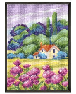 Stickpackung Bild Sommerfarben