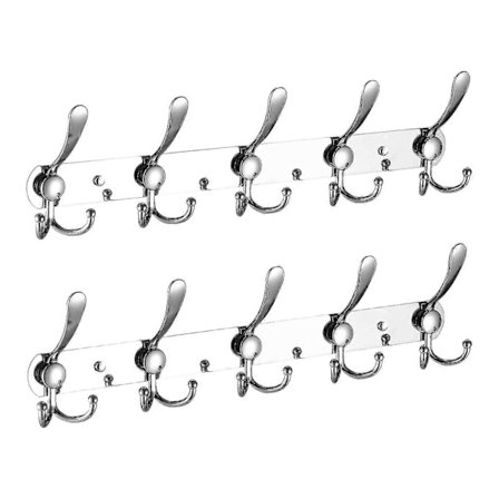 Vægmonteret Knagerække Design, Rustfrit Stål Vægmonteret Badeværelse Knagerække Krog Kraftig Vægmonteret Knagerække Knager Til Hjemmet SJE