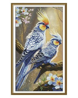 Stickpackung Bild Harmonische Vögel - Nova Sloboda