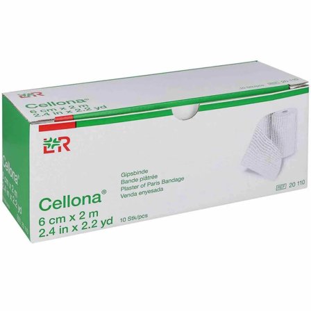 Cellona gipsbind klinikk 6cm x 2m 10 stk