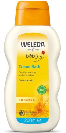 Weleda Calendula Cream Bath Mamma & Baby 200 ml, Skincare, Til Mor & Barn, Babysæbe