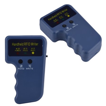 Handhållen RFID ID-kortskopieringsläsare Skrivare Duplikator 6 skrivbara taggar 6 kort