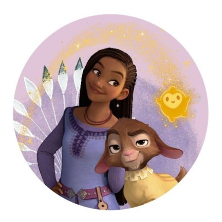 Disney Wish-formad kudde, dekorativ kudde 34x34 cm