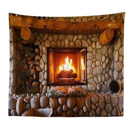 Väggbonad, väggdekoration, gobeläng, väggduk för öppen spis, tapet
