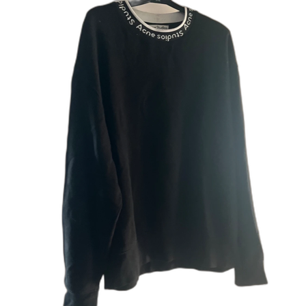 ACNE STUDIOS SVART SWEATSHIRT