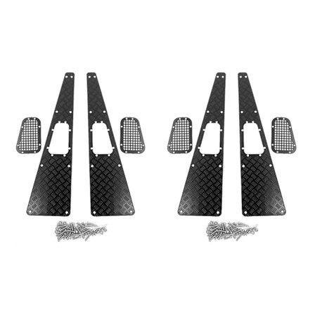 4x Metalliske Anti-mudder Plader Indsugningsgitter Til Traxxas -4 Trx4 Defender 1/10 RC Crawler Opgraderingsdele A