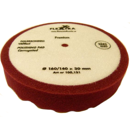 Flexxtra 100123 Poleringspude Vaffel Blød, 160 mm, Maskintilbehør & forbrugsvarer
