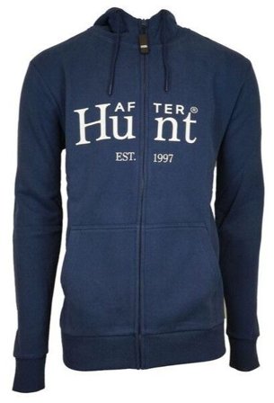 After Hunt Hoodie Zipper Unisex Dark Blue