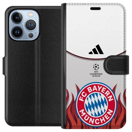 Kompatibel Tegnebogsetui til Apple iPhone 13 Pro FC Bayern München Fodbold Fodbold