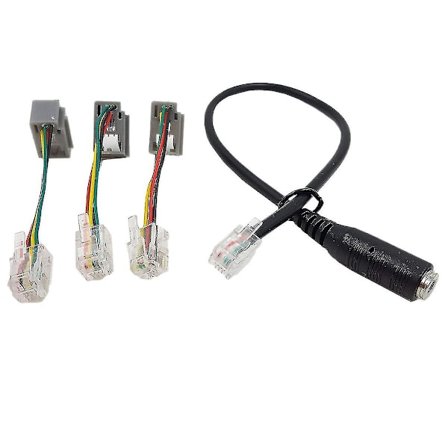 4p4c Rj9-kabel, 3,5 mm smartphoneheadset till Rj9-adapterkabel, DXGHC