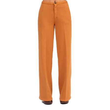 Forte Forte, Straight Trousers Pomarańczowy, Kobieta, Rozmiar: S