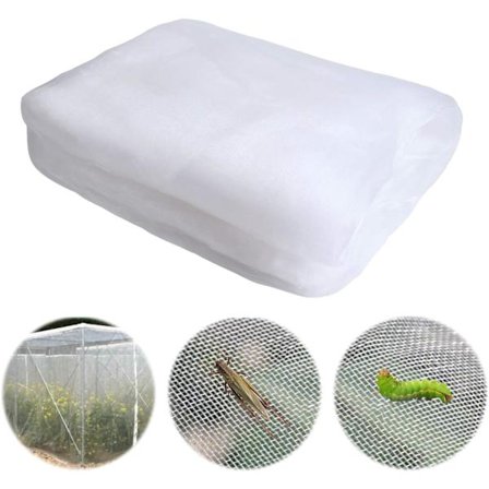 Trädgårdsnät (2,5 x 6 m) Anti-insektsnät Grönsaksnät,