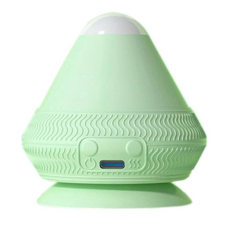 Monterbar Elektrisk Massagebold med Sugekop, Ryg- og Skuldermassagebold med Sugekop til Smertelindring