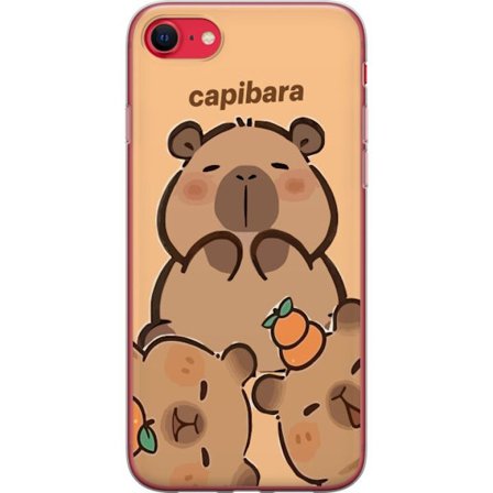 Kompatibelt Mobilskal till Apple Apple iPhone 8 Capybara söt figur söt trendig samlare