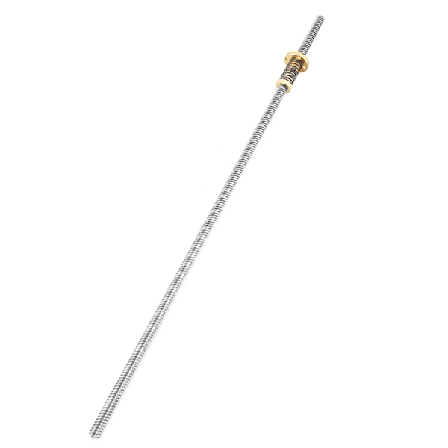 T8 Kierretanko johtoruuvilla ja jousikuormitteisella välyksenestomutterilla 3D-tulostimelle (400mm)