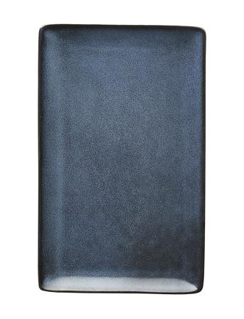 Raw Midnight Blue - Rektangulær Frokosttallerken 1 Stk 23,5 X15 Cm Navy Aida