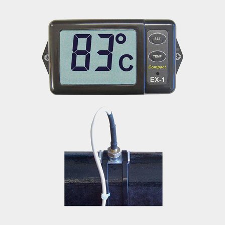 Nasa ex-1 avgastemp.larm för 1 motor.