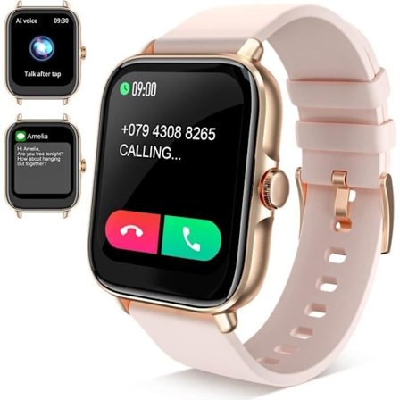 Zero-G Roadster Connected Watch Call och SMS, Smartwatch Y20GT Pink 1,7"
