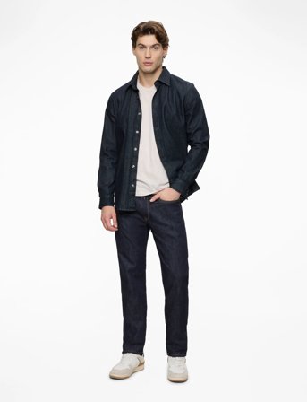 Neaal Trousers Slim Royal Eagle Navy Replay