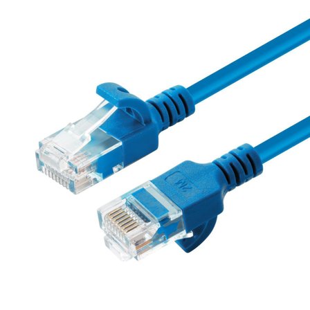 MicroConnect nettverkskabel - 20 cm - blå