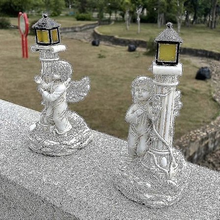 Aurinkoenergia Eurooppalainen Roomalainen Sarake Enkeli Koriste Puutarha Piha Olohuone Koriste Hartsi Käsityöt -gt