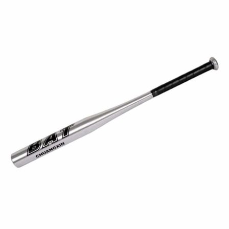 Baseballbat i aluminium med bold