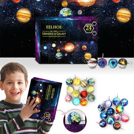 Juladventskalender 24 Dagars Nedräkning Blind Box Toy Gift U