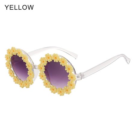 Daisy Solbriller for Dame Blomstersolbriller GUL GUL