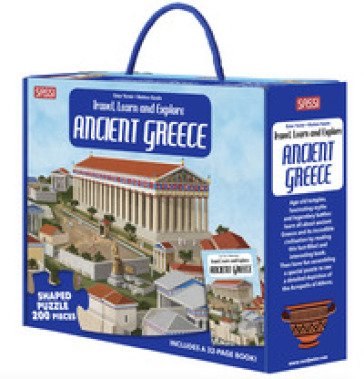 Travel, learn and explore. Ancient greece. Ediz. a colori. Con puzzle Ester Tomè