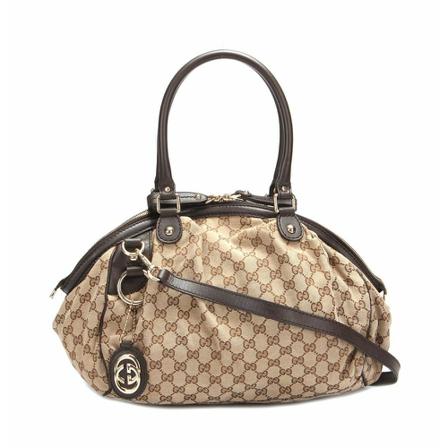 Gucci Vintage, Shoulder Bags Bruin, Dames, Maat:ONE Size