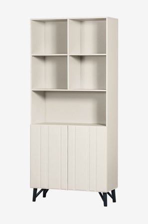 WOOOD - Kaappi Miller, kaksi ovea - Harmaa - Kaapit - - Homeroom