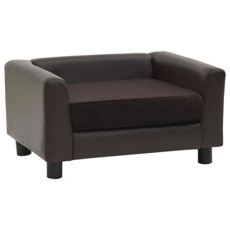Vidaxl Hundsoffa Brun 60x43x30 Cm Plysch Och Konstläder Brun