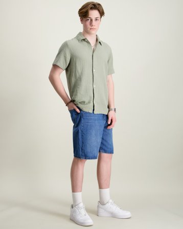 ONLY & SONS JUNIOR OSJFADE MB 6964 TAI DNM SHORTS Blå Shorts Gutt - Kids Brand Store