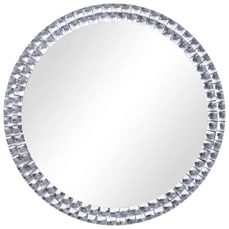 Vidaxl Väggspegel Silver 70 Cm Härdat Glas Silver