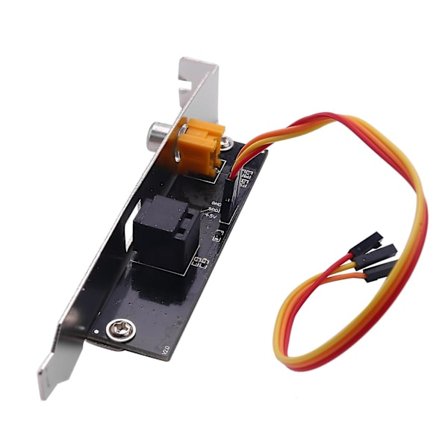 SPDIF-optinen ja RCA-ulostulolevy, digitaalinen äänenlähtö emolevyille