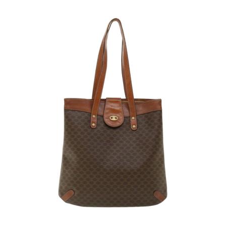 Celine Vintage Tote Tass , Bruin , Dames , Maat: ONE Size Vintage Tassen