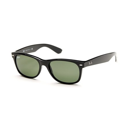 Ray-Ban New Wayfarer -Aurinkolasit - Black Wayfarer - Ray-Ban RB2132 901L 55