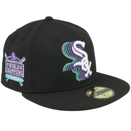 New Era - MLB Svart fitted Keps - Chicago White Sox Ecology 59FIFTY 10 Anniversary Black Fitted @ Hatstore