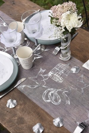 Duk/ Løper bryllup - Allianse 30 x 500 cm